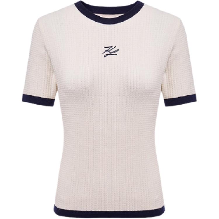 

Топ KARL LAGERFELD FW25 для женщин KARL LAGERFELD / Karl Lagerfeld Jeans, белый