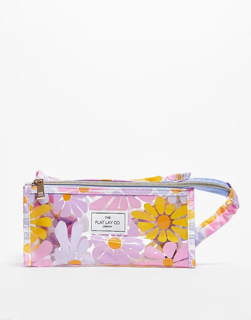 

Эксклюзивная желейная косметичка Flat Lay Co. x ASOS с ярким цветочным принтом Flat Lay Company