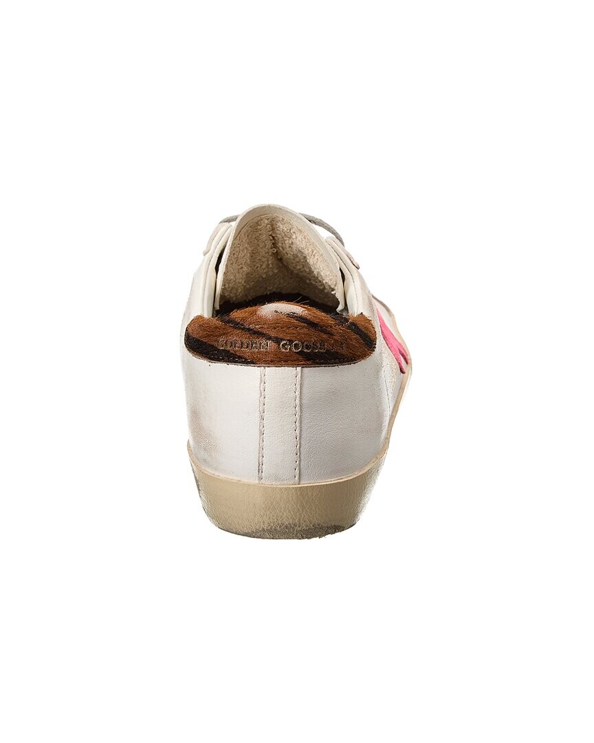 Кожаные кроссовки Golden Goose Superstar, белый