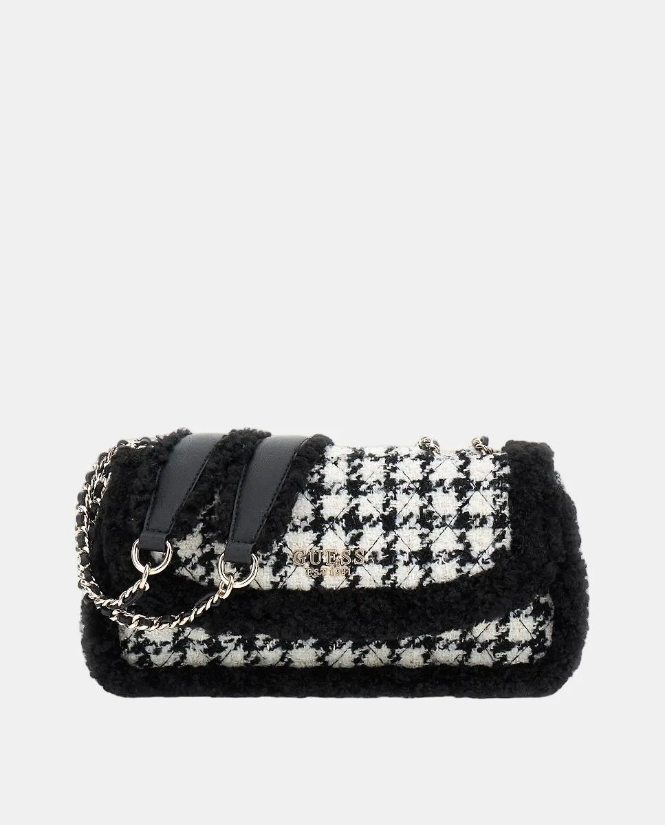 

Сумка через плечо с магнитным застежкой Guess, черный