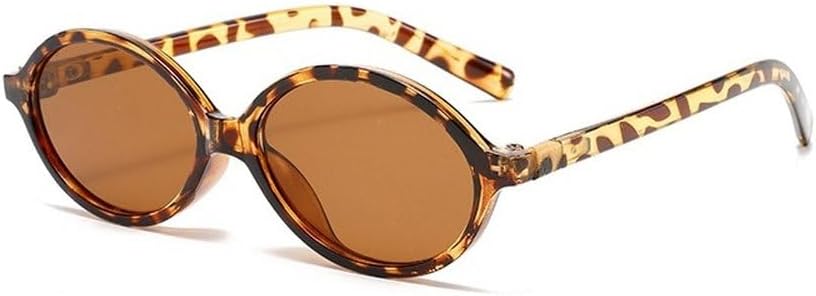 

Маленькие овальные солнцезащитные очки с леопардовым принтом для женщин, милые, без макияжа, простая оправа для мужских очков, симпатичные декоративные очки GHVWYX, C3