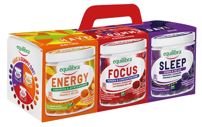 

Equilibra Gum Box Set 90 жевательных конфет с мультивитаминным составом