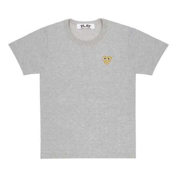 

Футболка gold heart t-shirt 'grey' Comme Des Garcons Play, серый