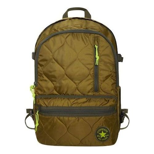

Рюкзак Converse Quilted Straight Edge Backpack 'Moss', оливкого-зеленый
