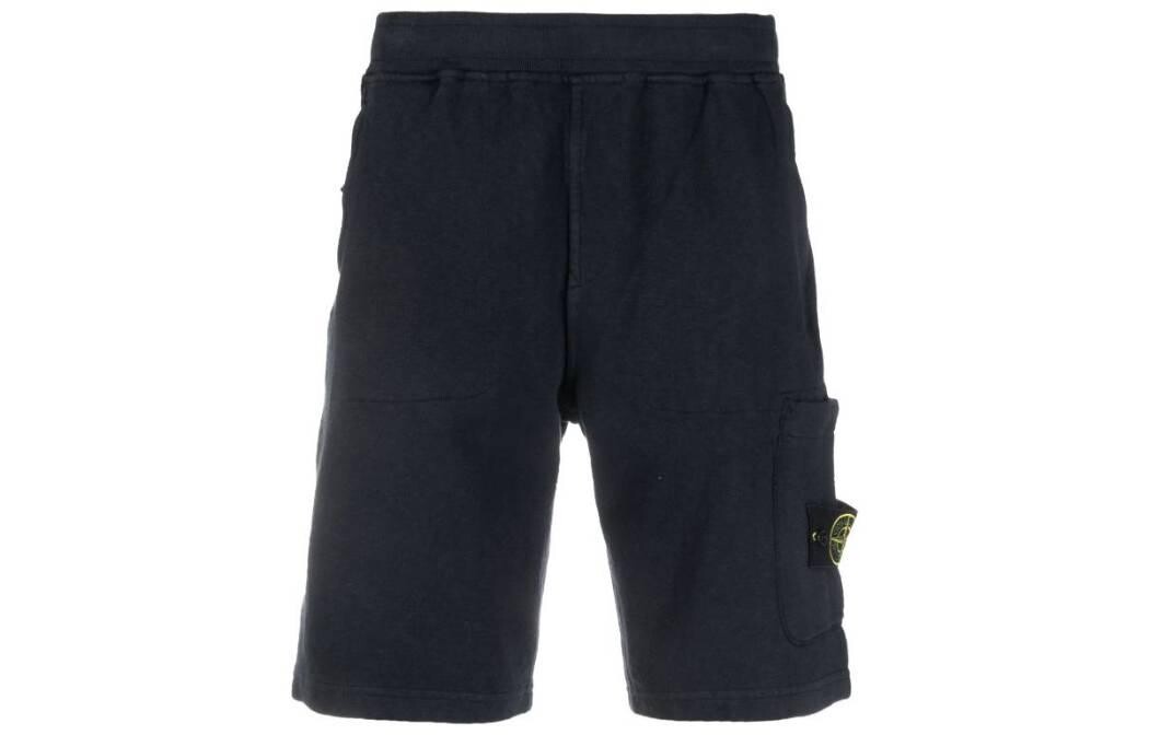 Повседневные шорты мужские черные Stone Island, черный — фото 2