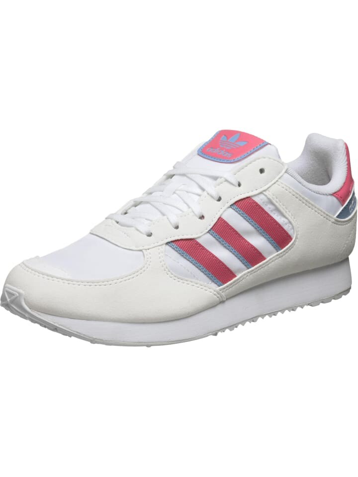 

Кроссовки на шнуровке adidas, белый