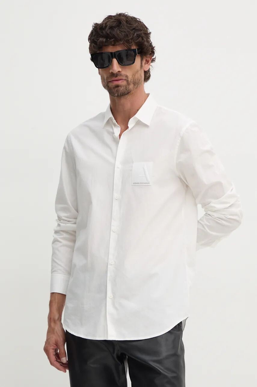 

Рубашка Armani Exchange из хлопка, белый
