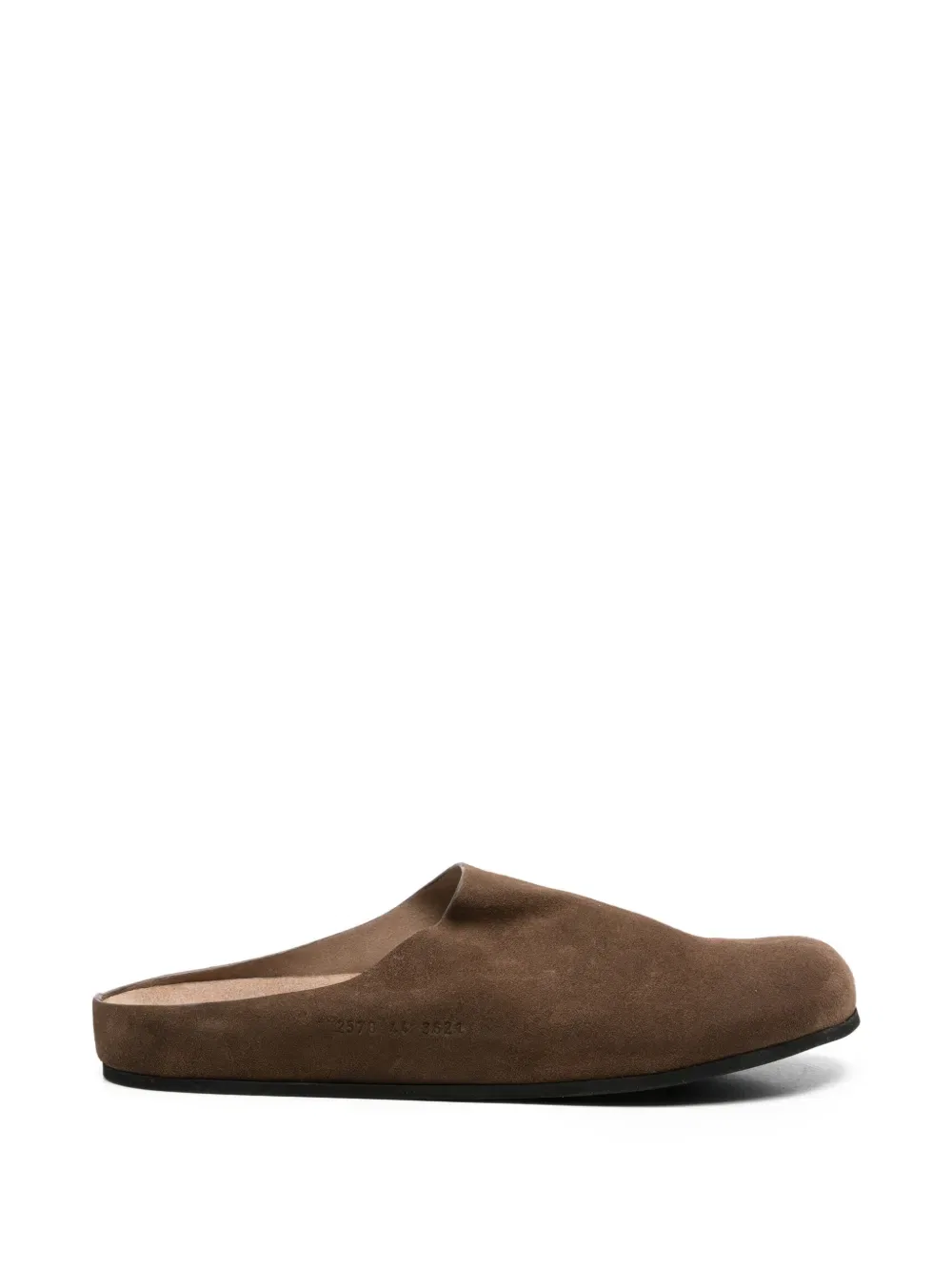 Мюли с закругленным носком Common Projects, коричневый