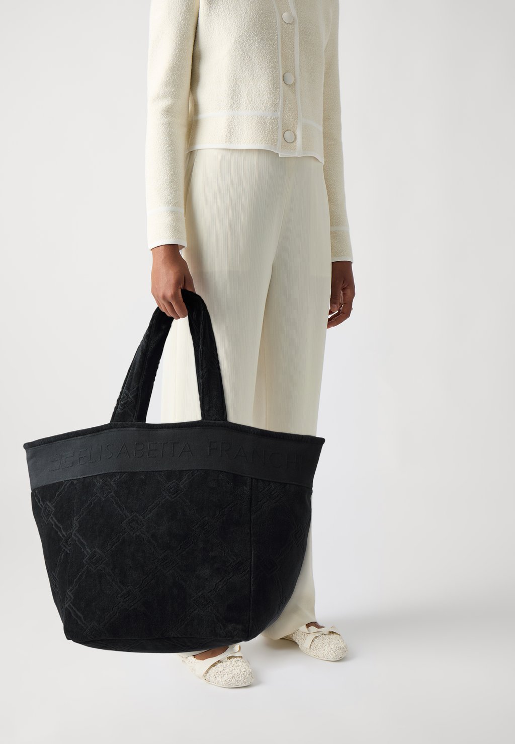 

Сумка для покупок WOMEN'S BAG Elisabetta Franchi, черный