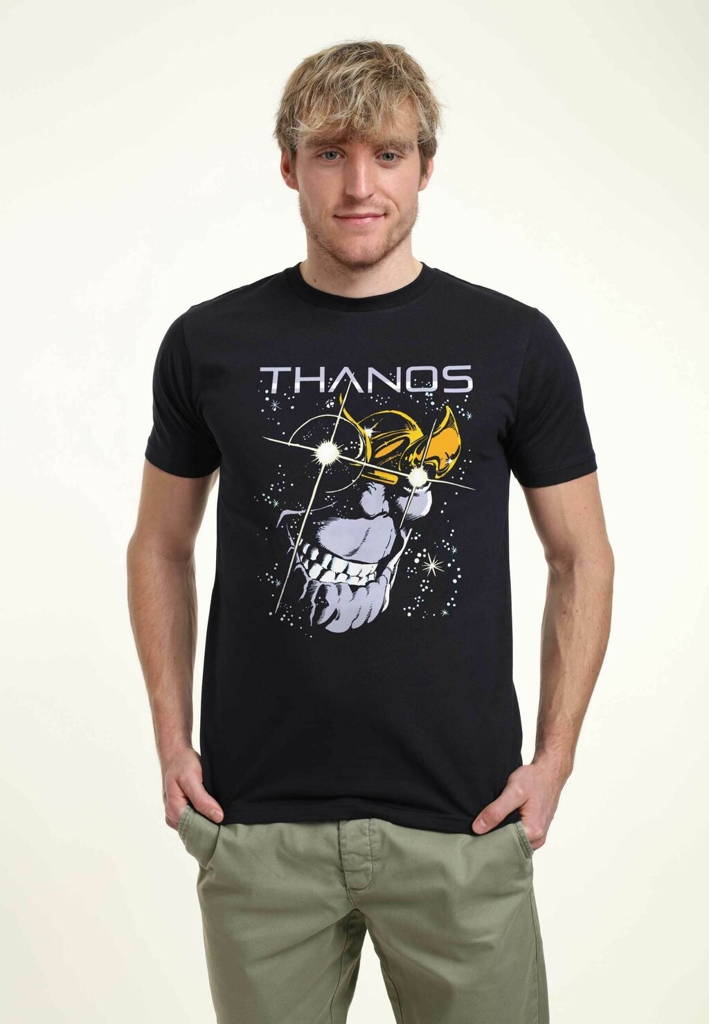 

Футболка с принтом AVENGERS CLASSIC THANOS STARS UNISEX Marvel, темно-синий