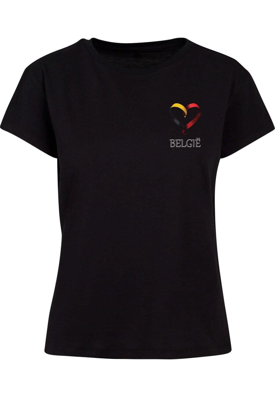 

Футболка Merchcode Shirt Football - Belgium, черный