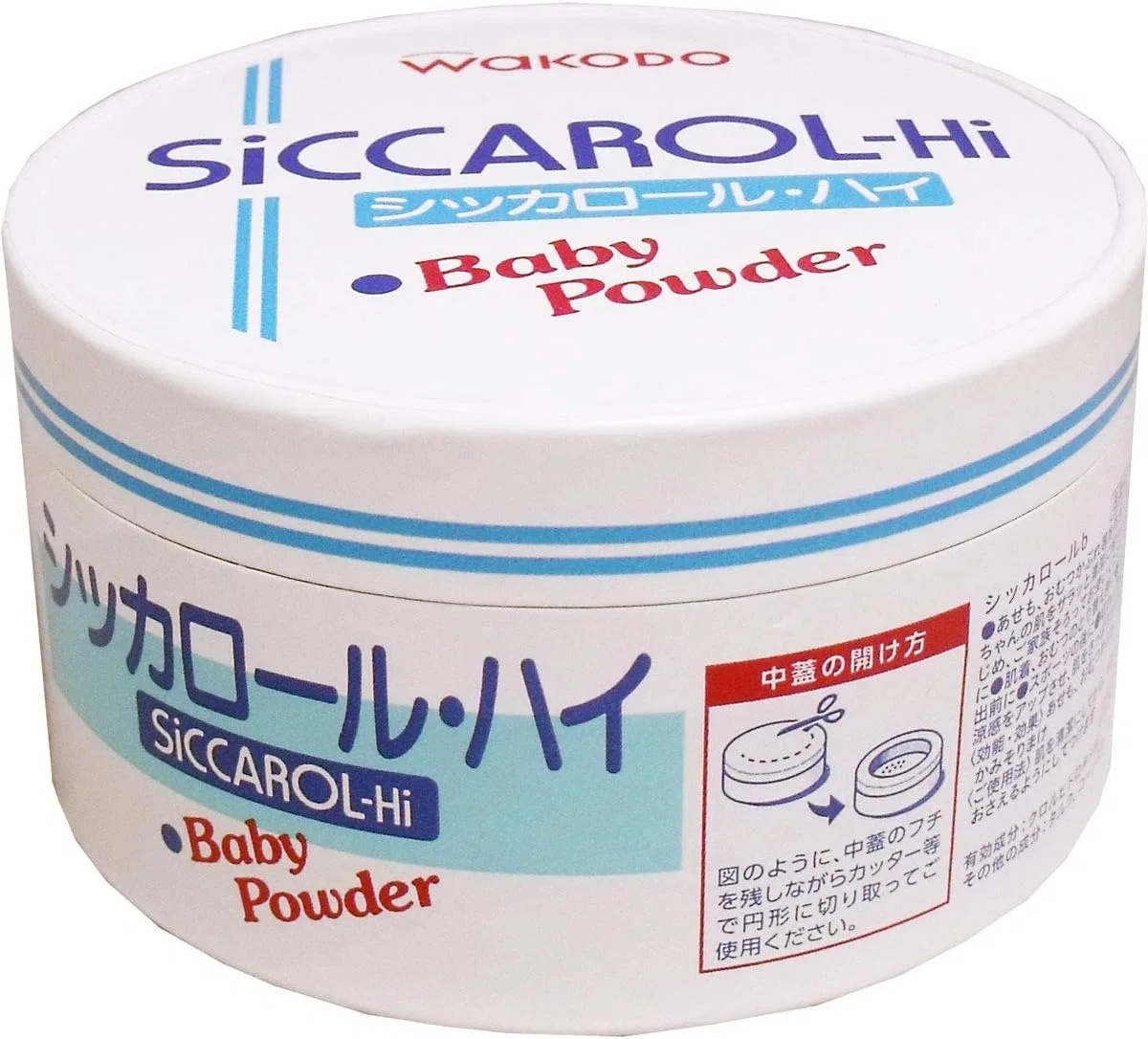 Присыпка для тела Cicarol High Baby Powder, Asahi Group Foods, 170 г, 20 шт