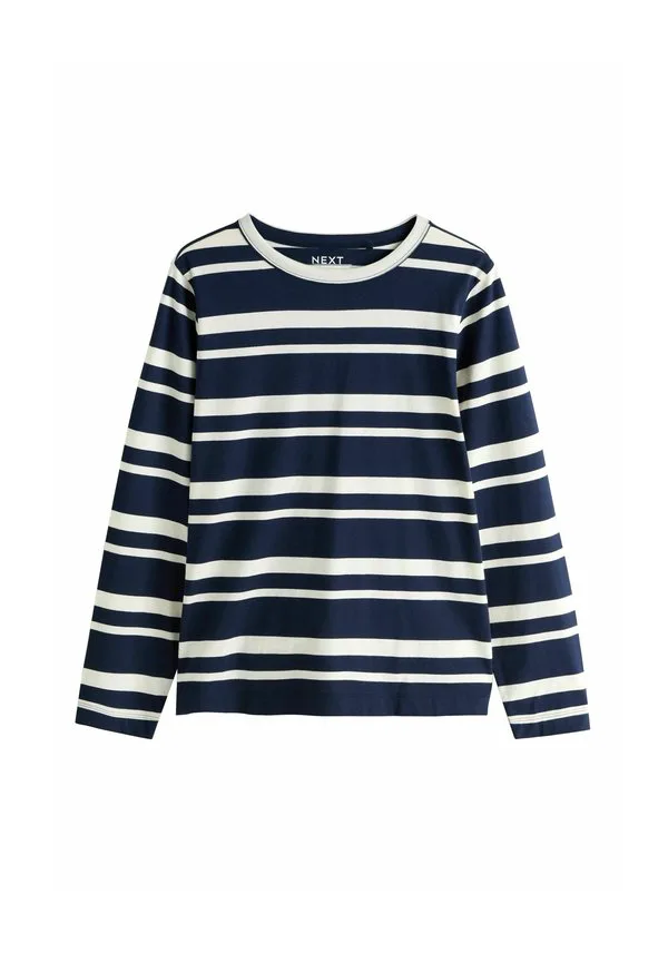 

Футболка с круглым вырезом и длинными рукавами Next, Navy White Striped, Белый, Футболка с круглым вырезом и длинными рукавами Next, Navy White Striped