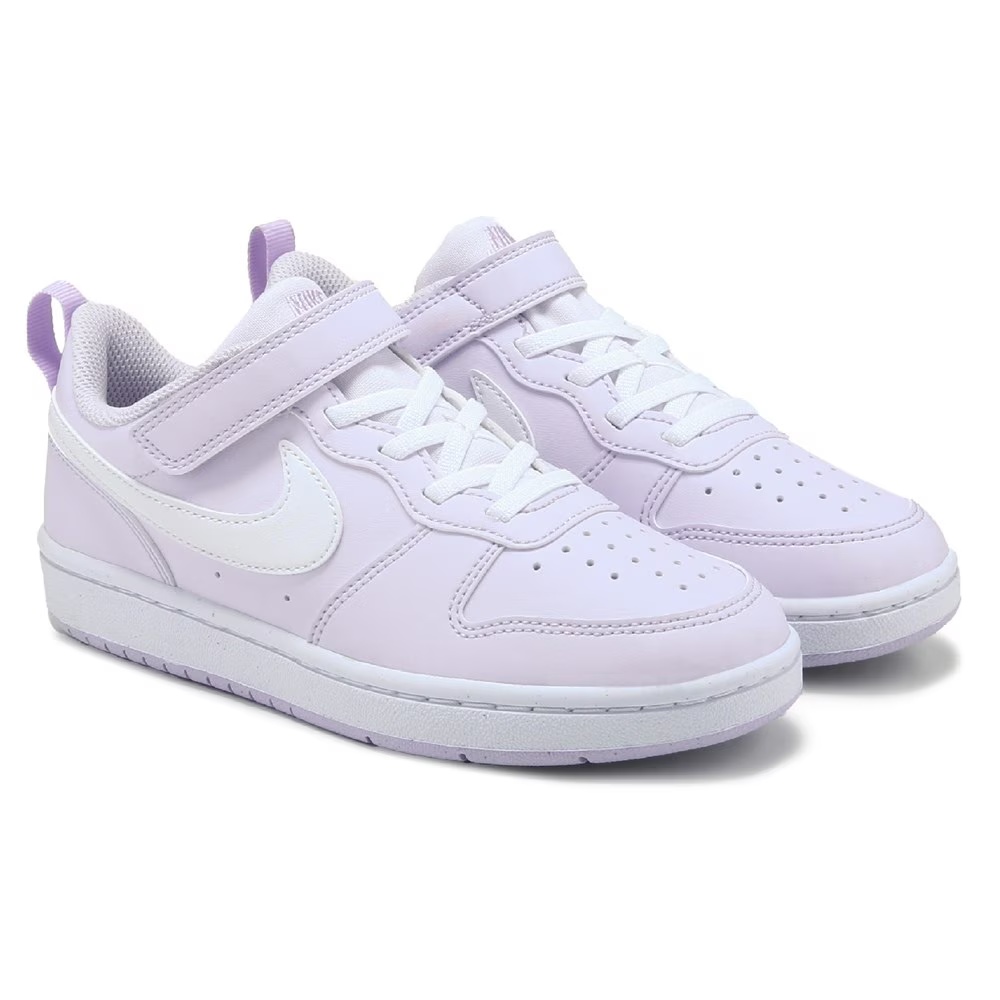 

Кроссовки для малышей Nike court borough recraft low top, purple/white