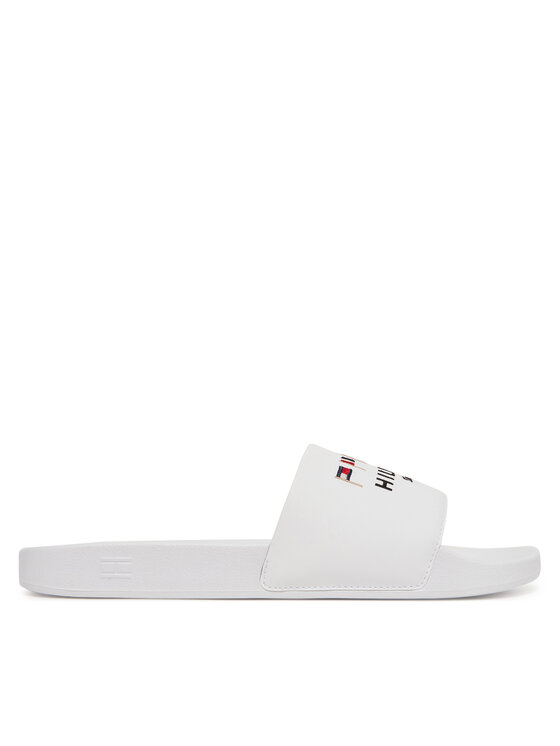 

Мюли Flags Pool Slide FM0FM05431 Tommy Hilfiger, белый