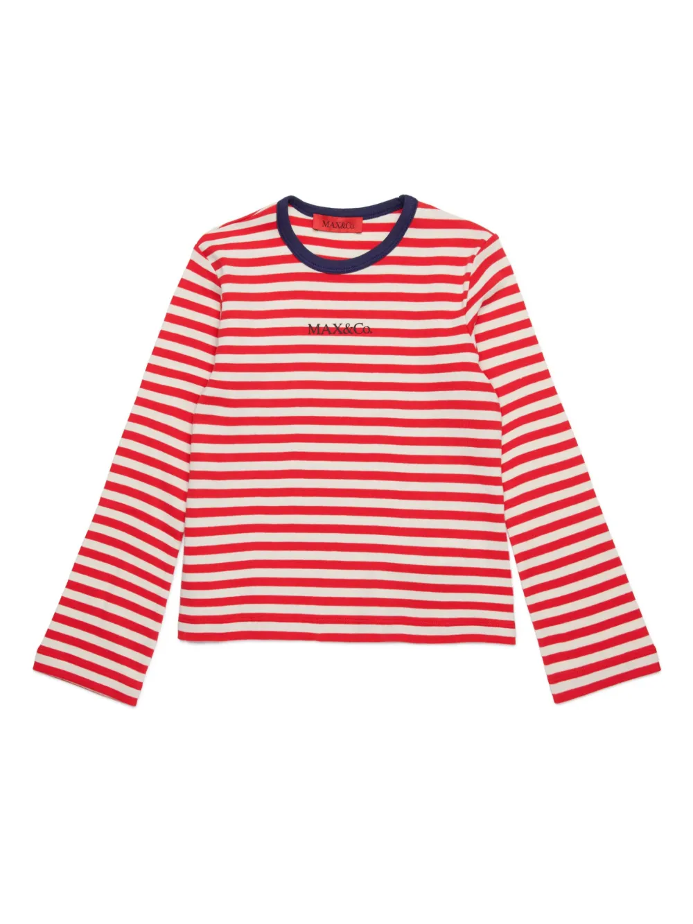 

Футболка в полоску MAX&Co. Kids, красный