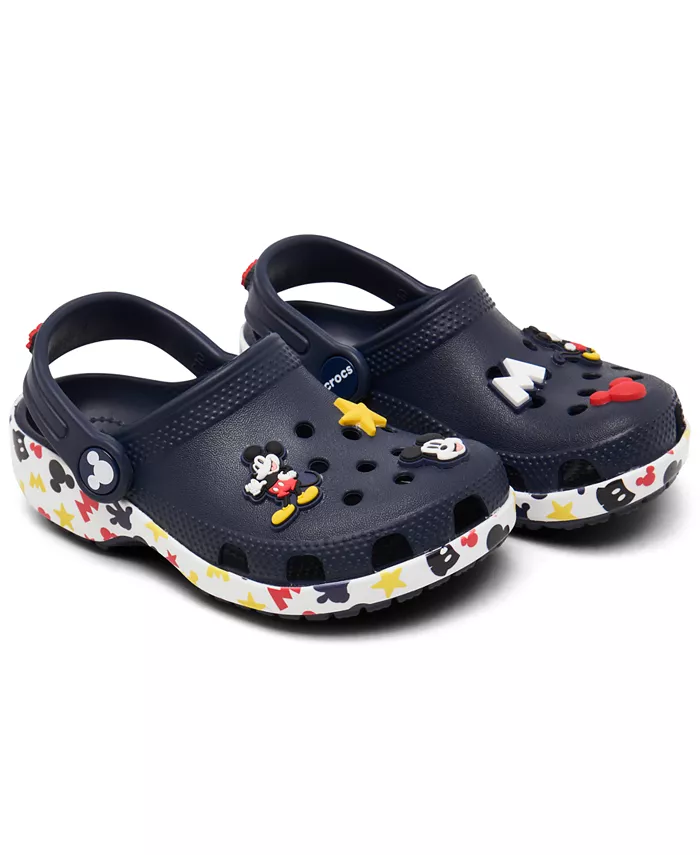 

X Disney Детские классические кроксы Mickey Friends для малышей от Finish Line Crocs, синий