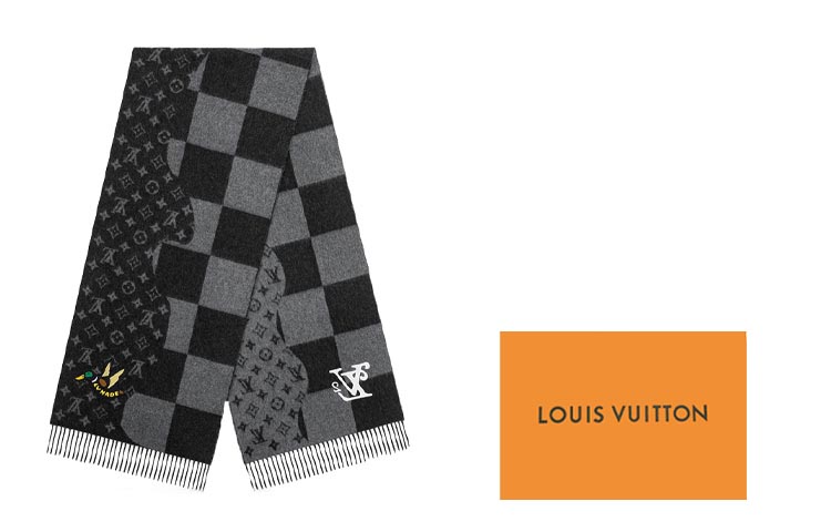 

X Nigo Damier Giant Шарф LOUIS VUITTON