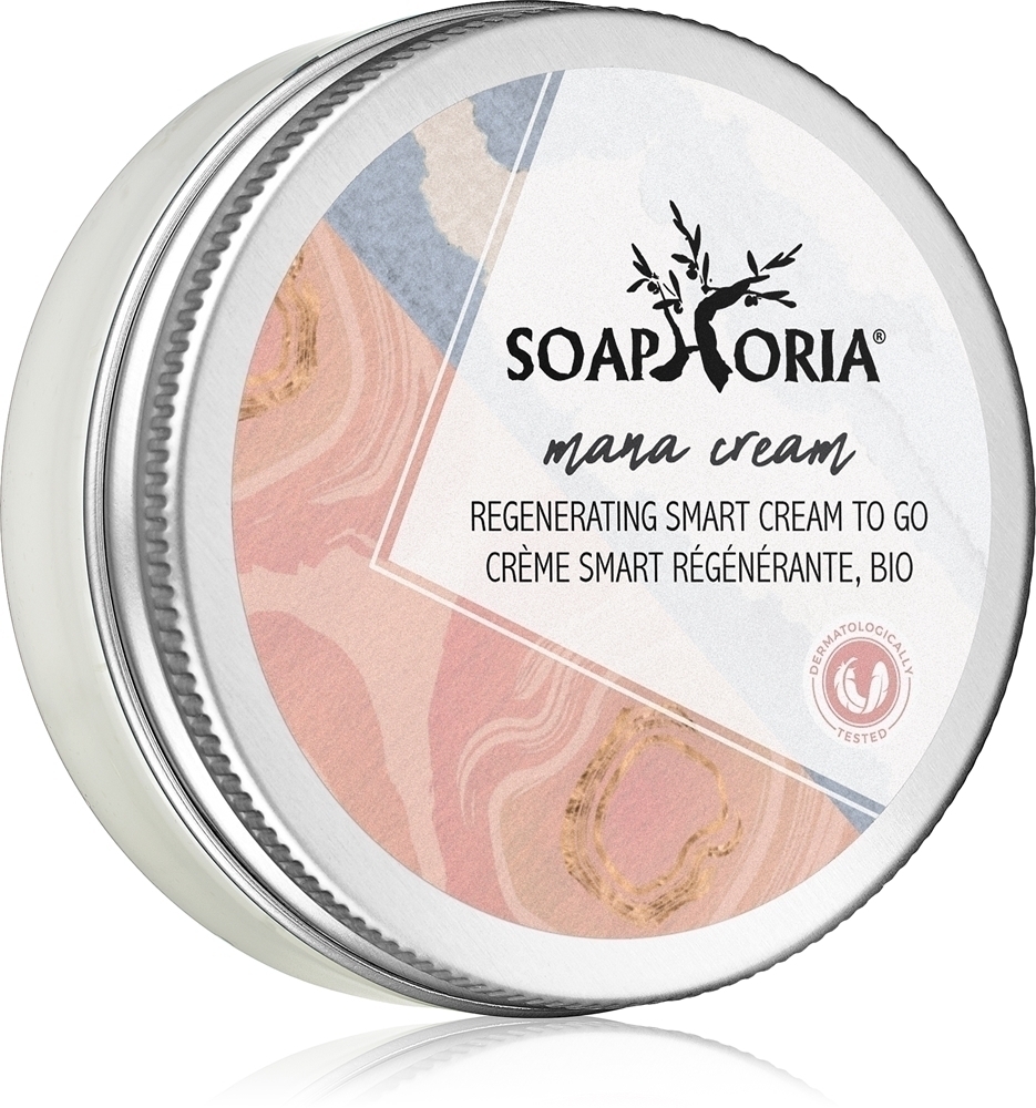 

Органический крем «Мана» - восстанавливающий крем для рук, увлажняющее масло для рук Soaphoria, 50 мл