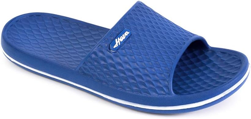 

Мужские шлепанцы FUNKYMONKEY для душа - нескользящие, быстро сохнущие сандалии для мужчин - легкие шлепанцы для бассейна, пляжа и ванной, для дома и улицы, синий