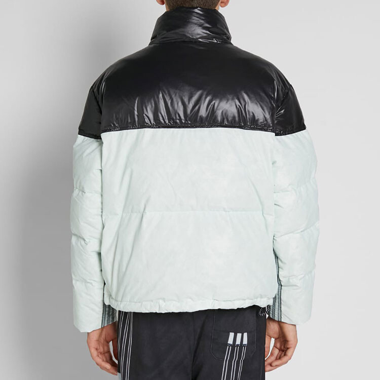 Пуховик Adidas Originals by Alexander Wang Disjoin, черный/зеленый — фото 3