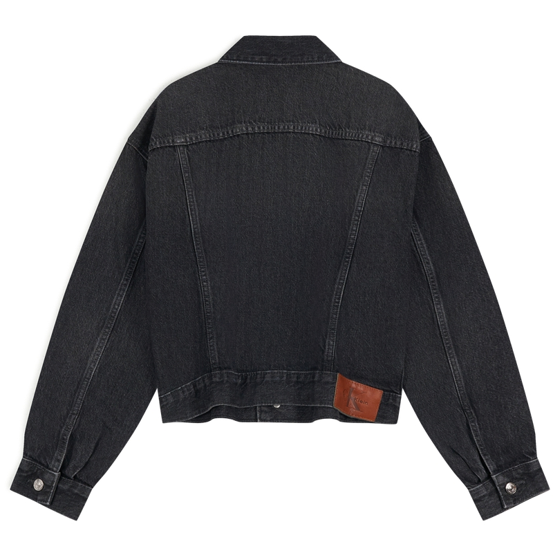 Calvin Klein Джинсовая куртка женская, Denim Black — фото 3
