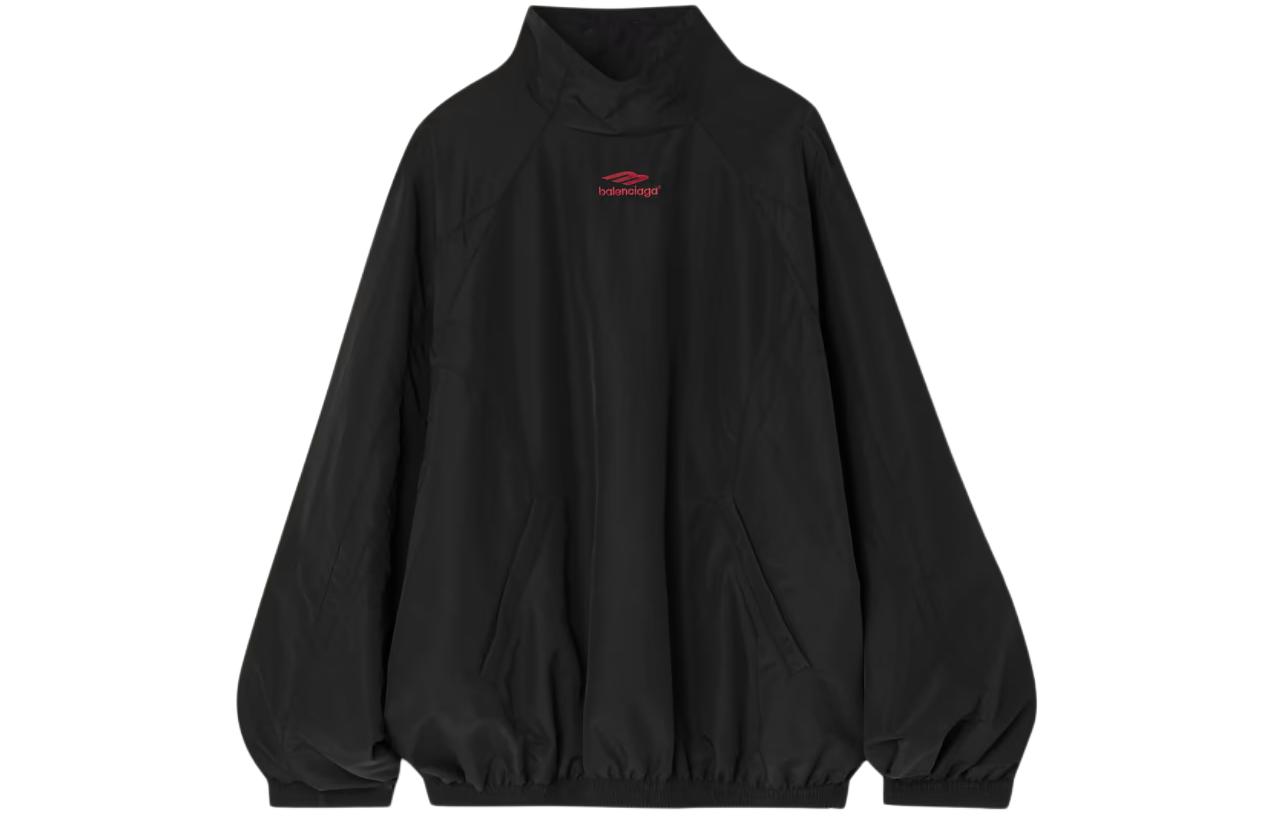 Куртки и пальто, свободного кроя женские черные Balenciaga — фото 2