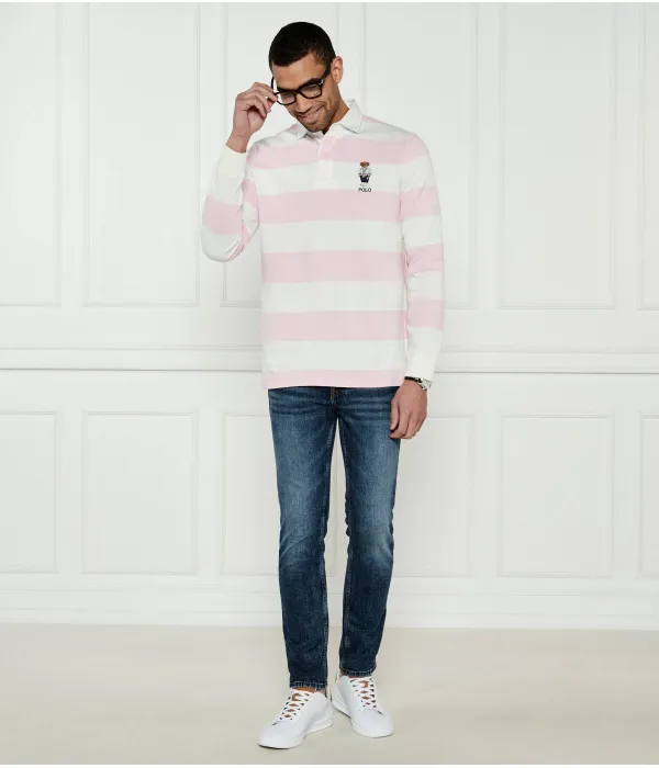 Футболка поло Classic fit Polo Ralph Lauren, розовый — фото 2