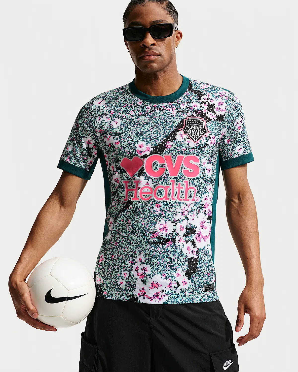 Мужская реплика джерси Nike Dri-FIT Washington Spirit Stadium Edition, Enamel Green