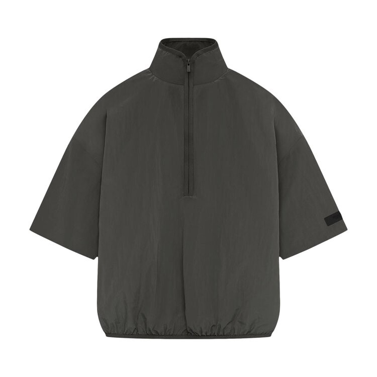 Рубашка Fear Of God Essentials Fear of God Essentials Half Zip Mockneck 'Ink', черный — фото 2