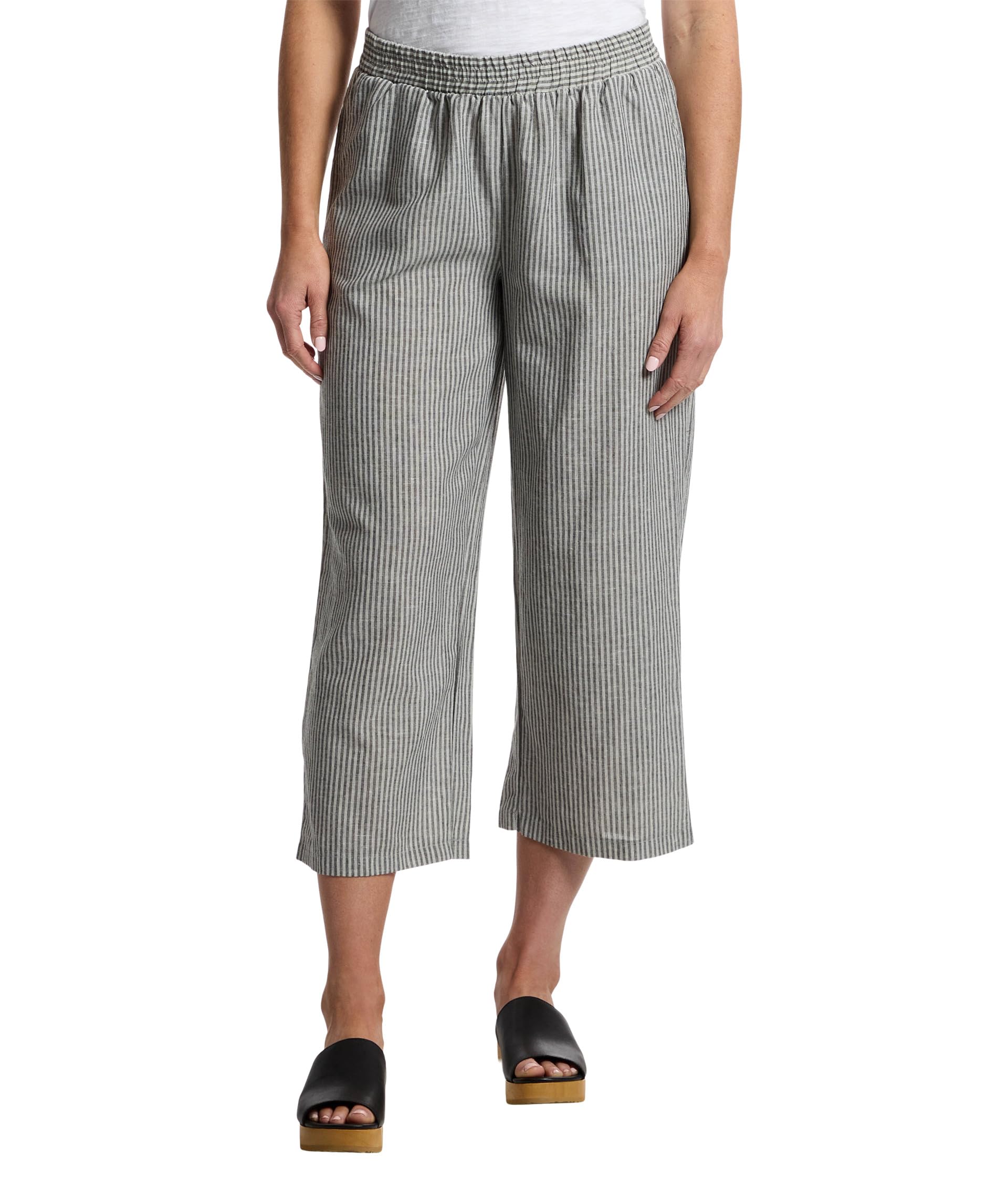 

Брюки Mod-o-doc Cropped Wide Leg Pants, Washed Ebony/Natural