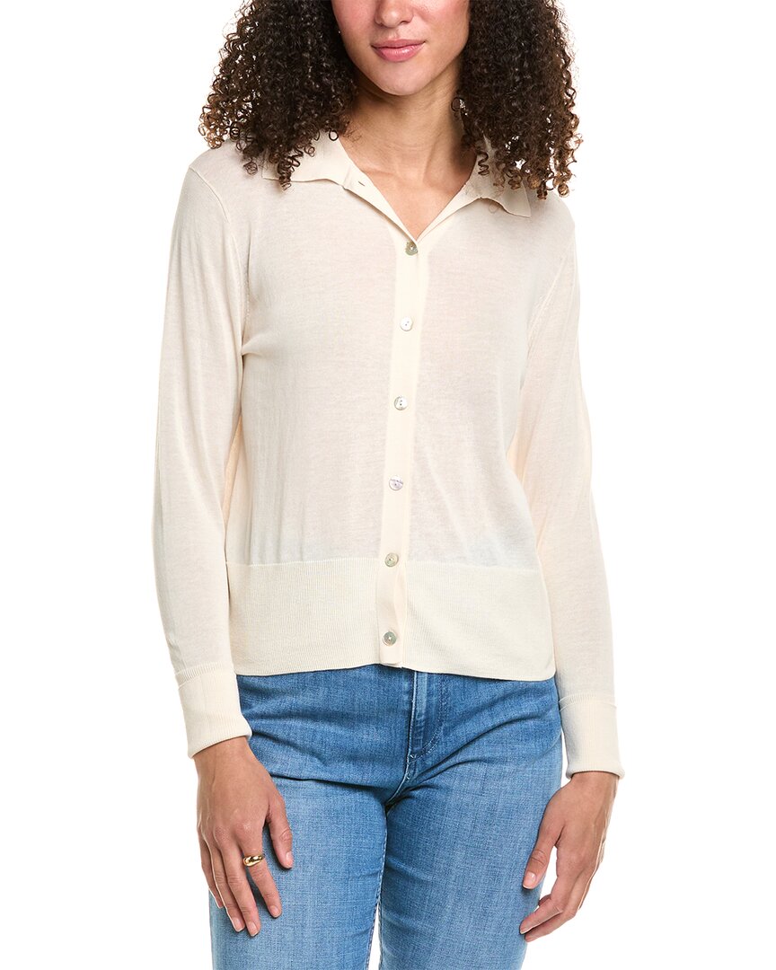 

Винс Рубашка с воротником и пуговицами Vince, бежевый