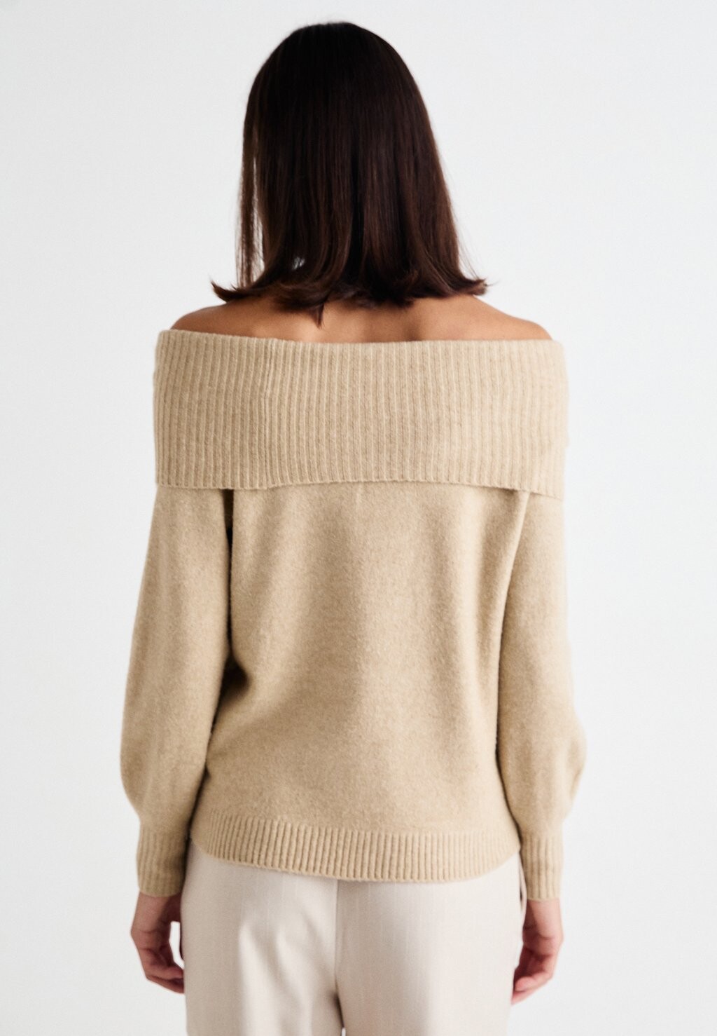 

Джемпер ONLJEANETT LIFE OFF SHOULDER ONLY, бежевый