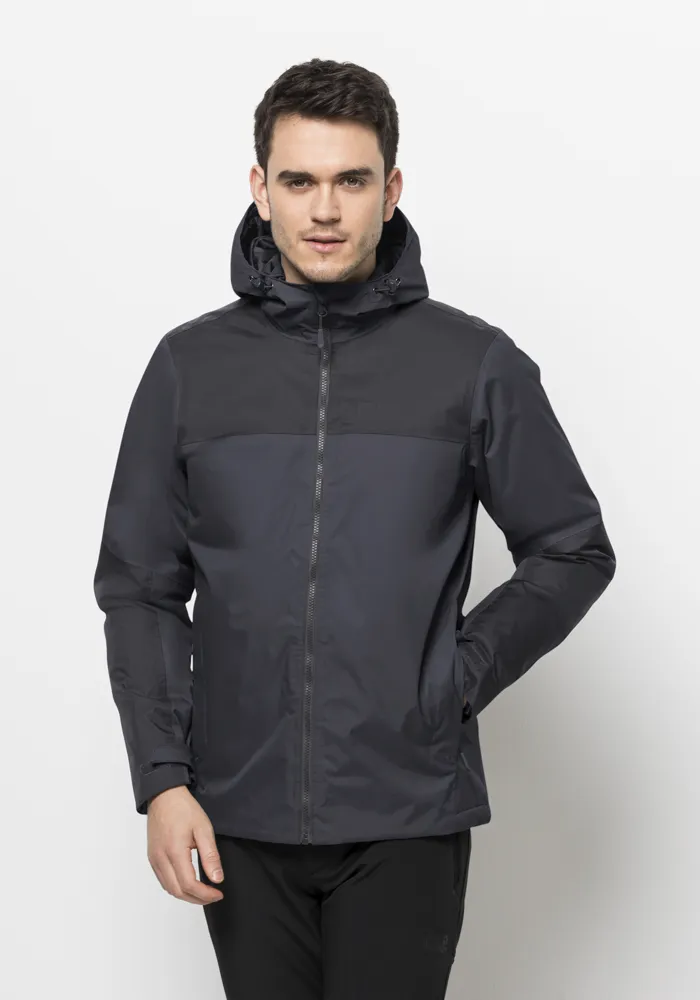 

Зимняя куртка Jack Wolfskin "JASPER INS JKT M", с капюшоном, цвет Ebony
