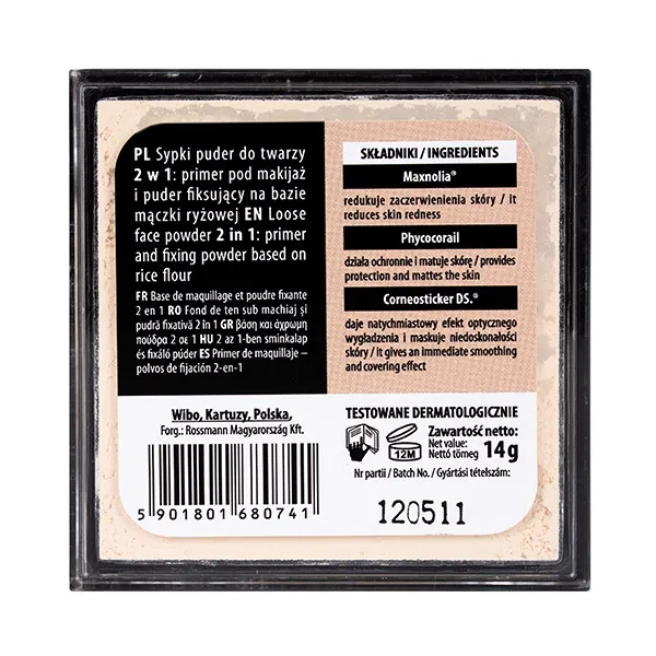 Пудры, чтобы скрыть недостатки Photo Ready Prepare & Finish Loose Powder Wibo, 1 UD — фото 2