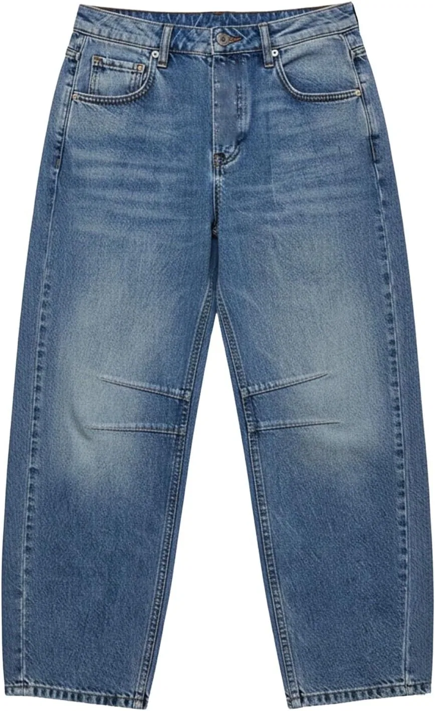 Джинсы клеш бойфренды Barrel Jeans, A01-bu2 — фото 3