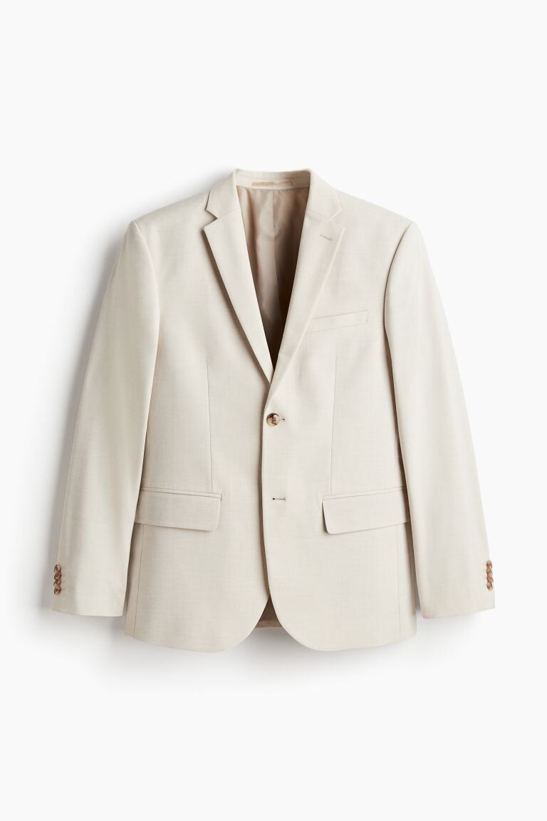 

Узкая куртка H&M, бежевый