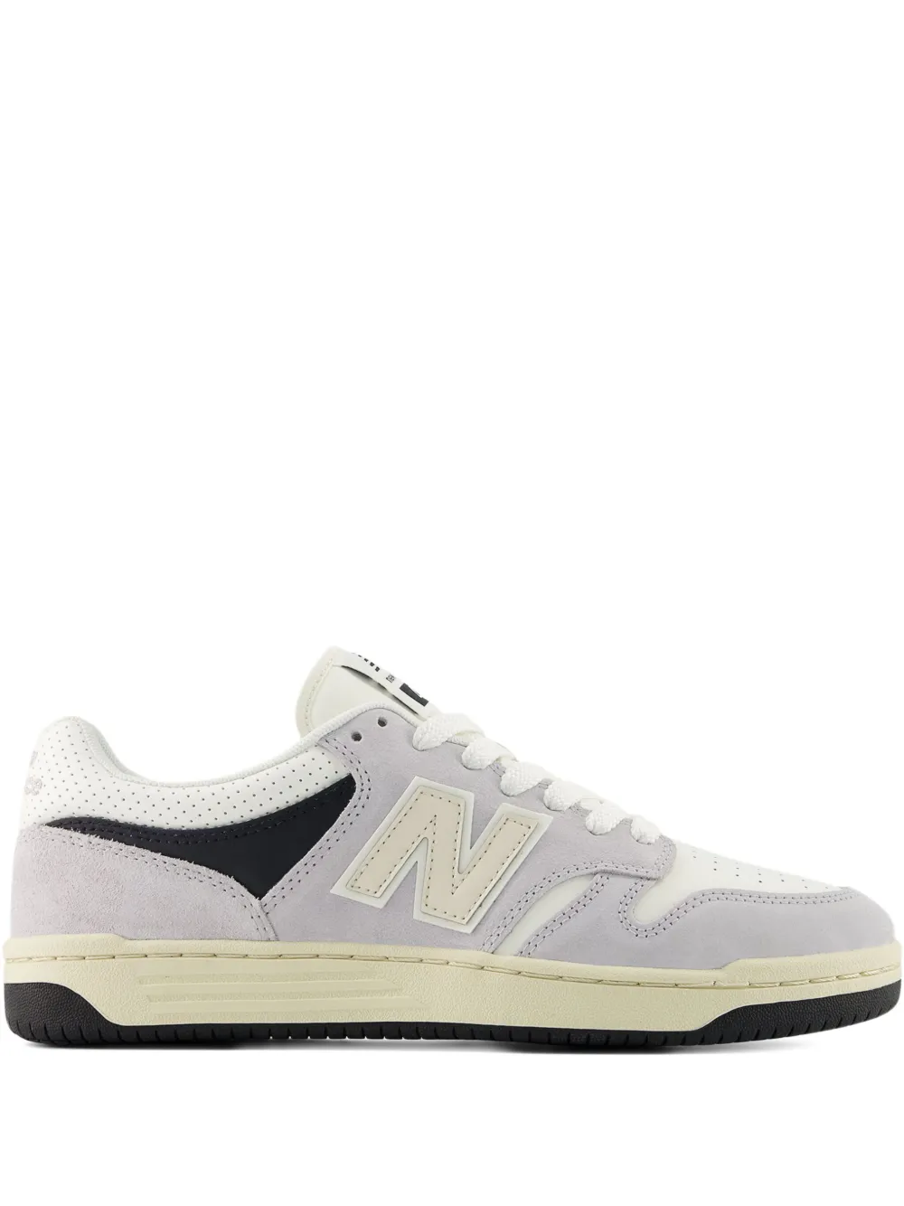 

Кожаные замшевые кроссовки 480 New Balance, серый