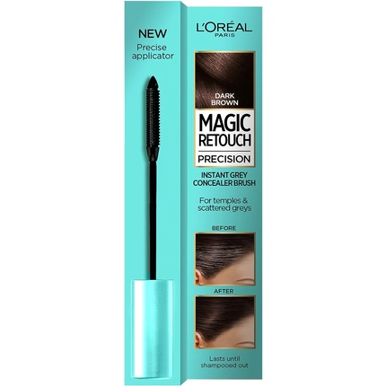 

L'Oreal Magic Retouch Dark Brown Precision Instant Grey Кисть для консилера 8 мл L'Oréal