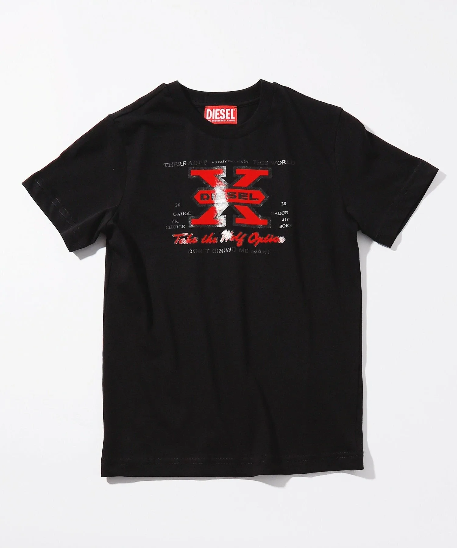 Детская футболка с коротким рукавом DIESEL/(K)DIESEL, Black