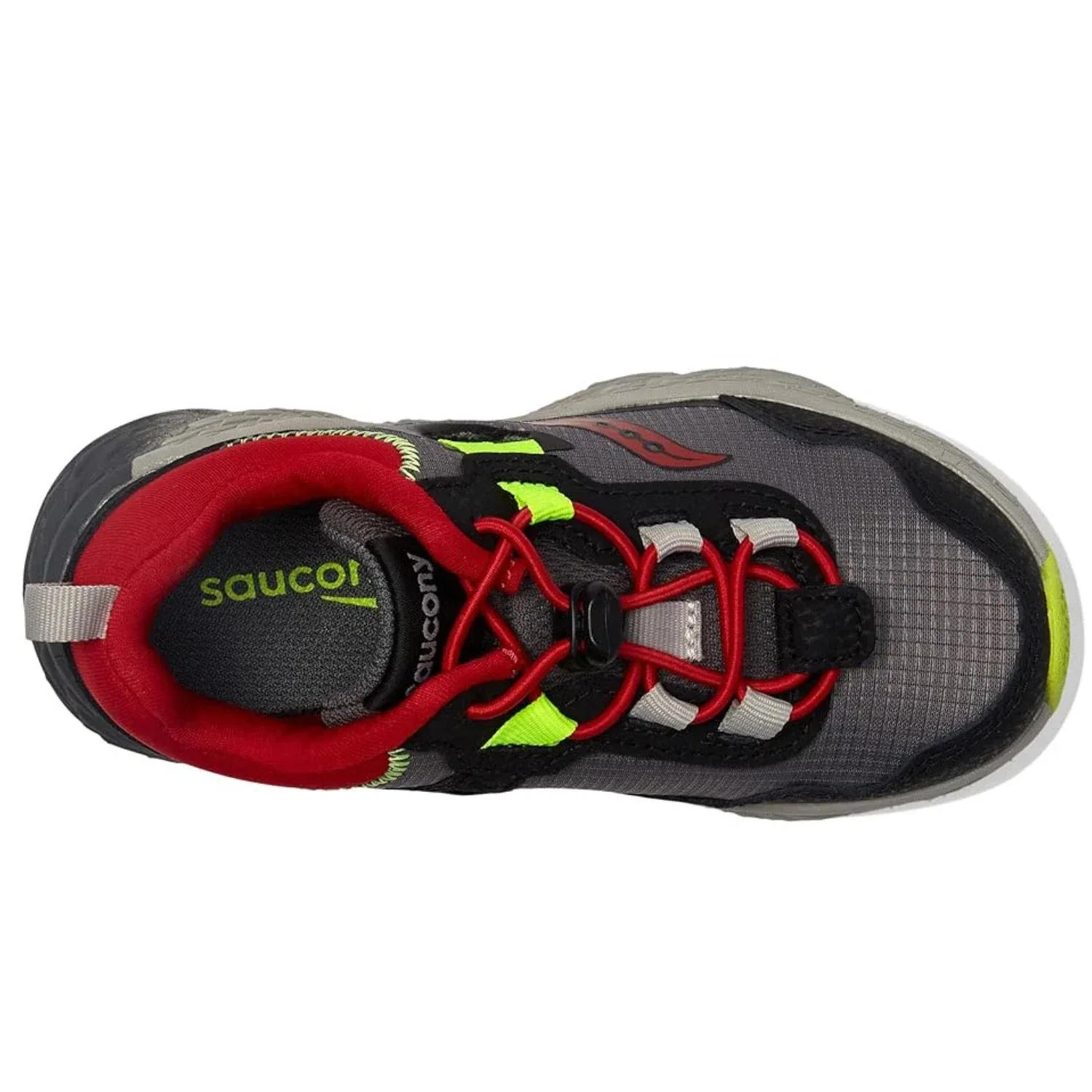 Детские кроссовки Saucony Wind Shield SK267278, серые, спортивная обувь HTAT542 — фото 2