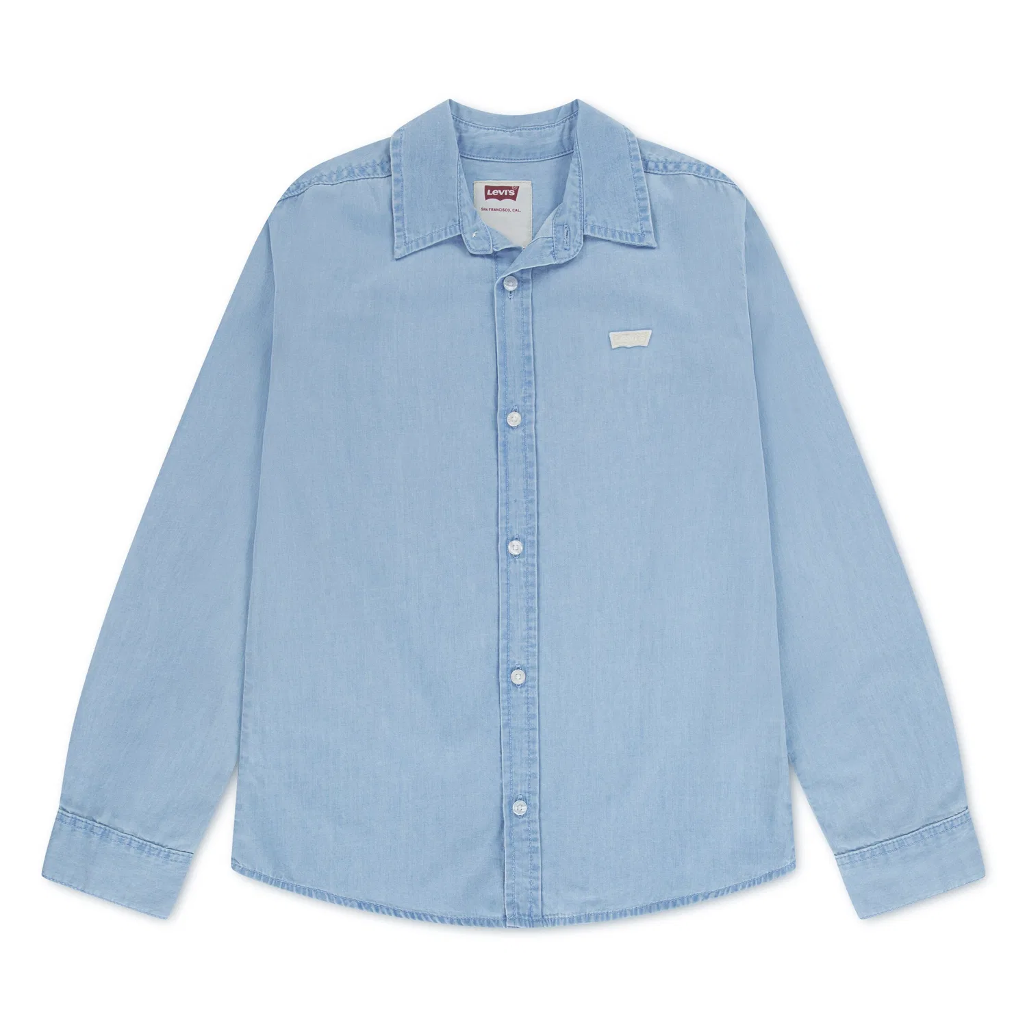 Рубашка на пуговицах стандартного кроя Levi'S Kids, Blue Denim