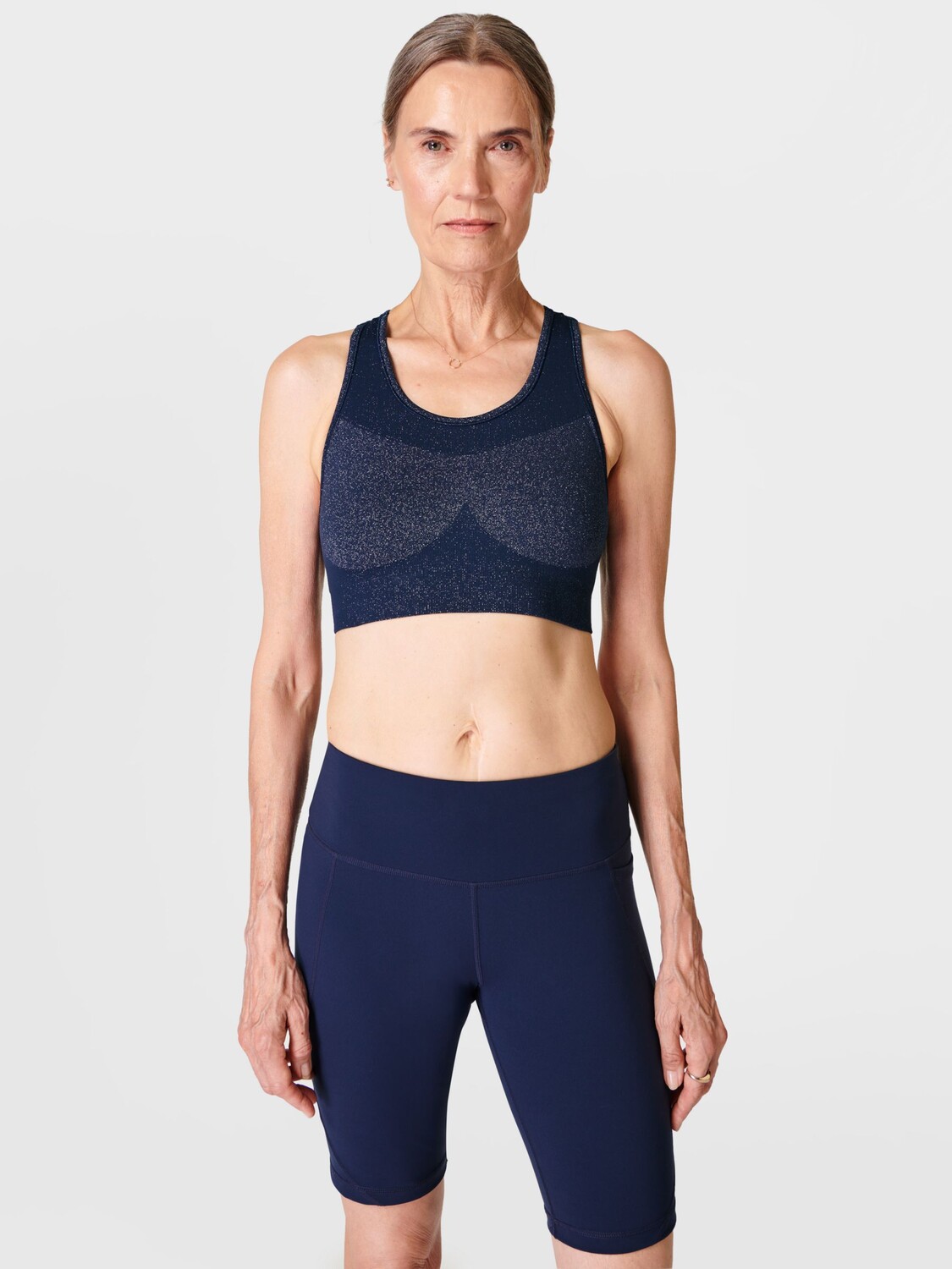 

Бюстгальтер для тренировок на выносливость Sweaty Betty, темно-синий