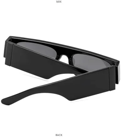 

Ретро солнцезащитные очки для женщин с градиентным переходом цвета, широкие дужки; панк-солнцезащитные очки для мужчин, защита от УФ-излучения UV400 MTZJH, 1