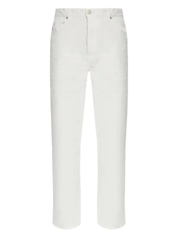Джинсы прямого кроя Balenciaga, белый
