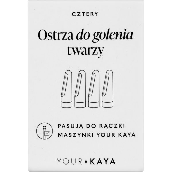 

Лезвия для бритья лица, 4 шт./1 упаковка Your Kaya