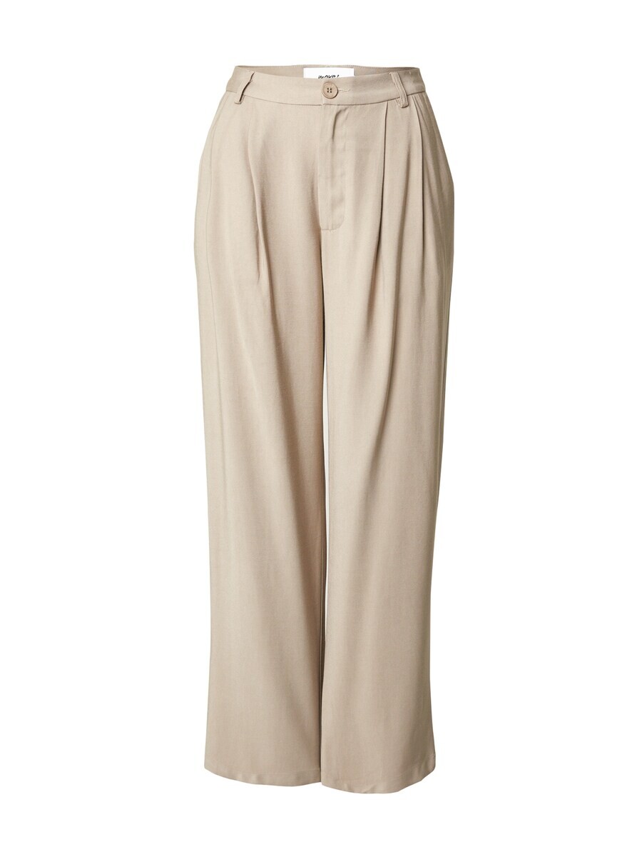 

Брюки со складками спереди Moves Wide leg Pleat-Front Pants Nimma, светло-бежевый