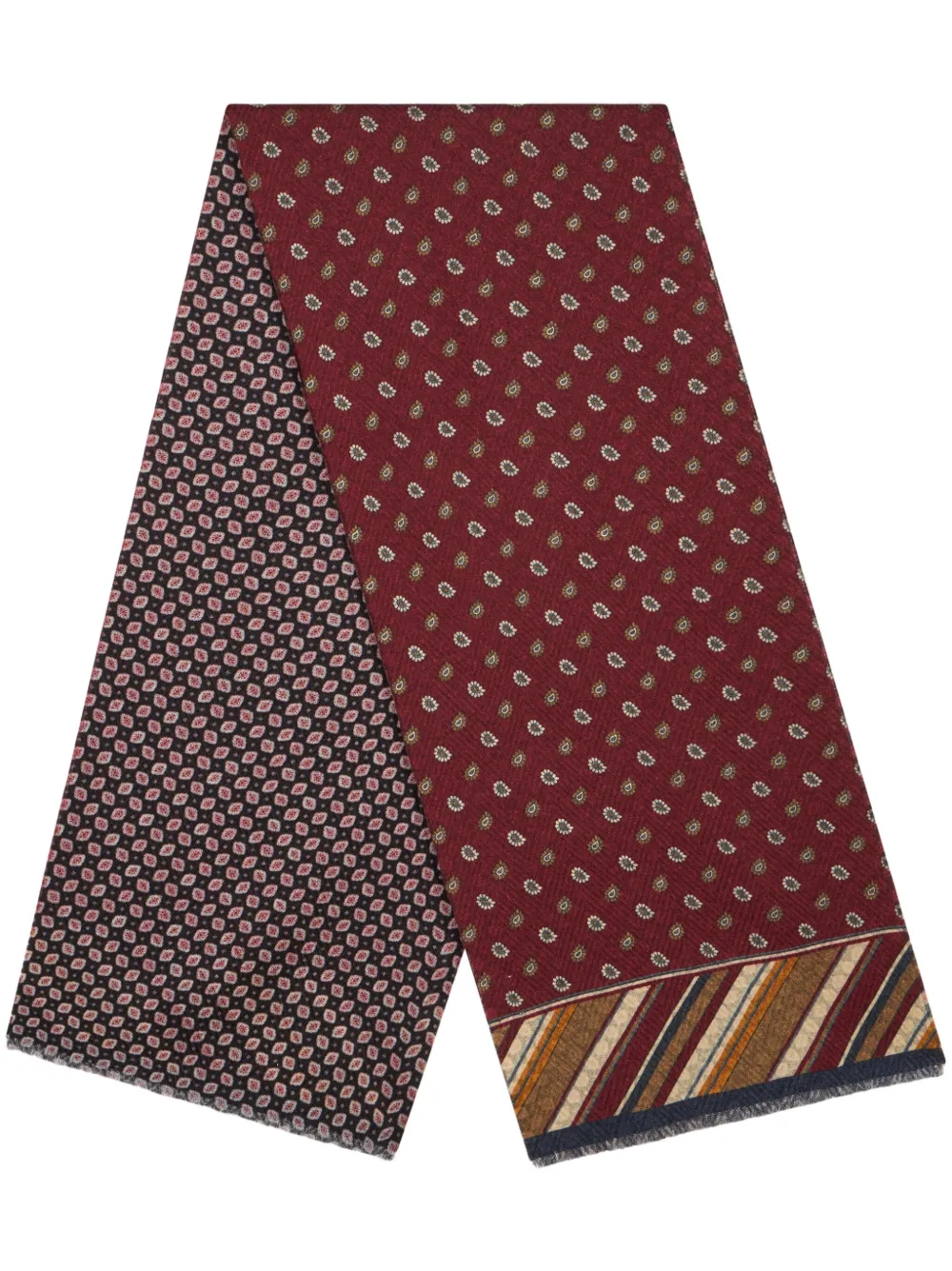 

Шарф с узором пейсли ETRO, красный