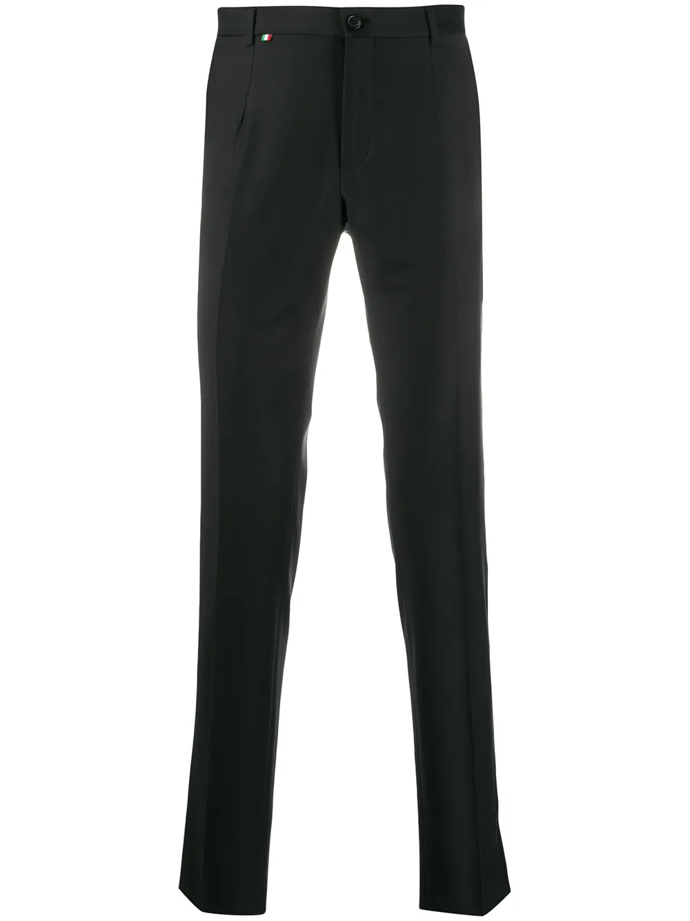 

Строгие брюки прямого кроя Philipp Plein, черный