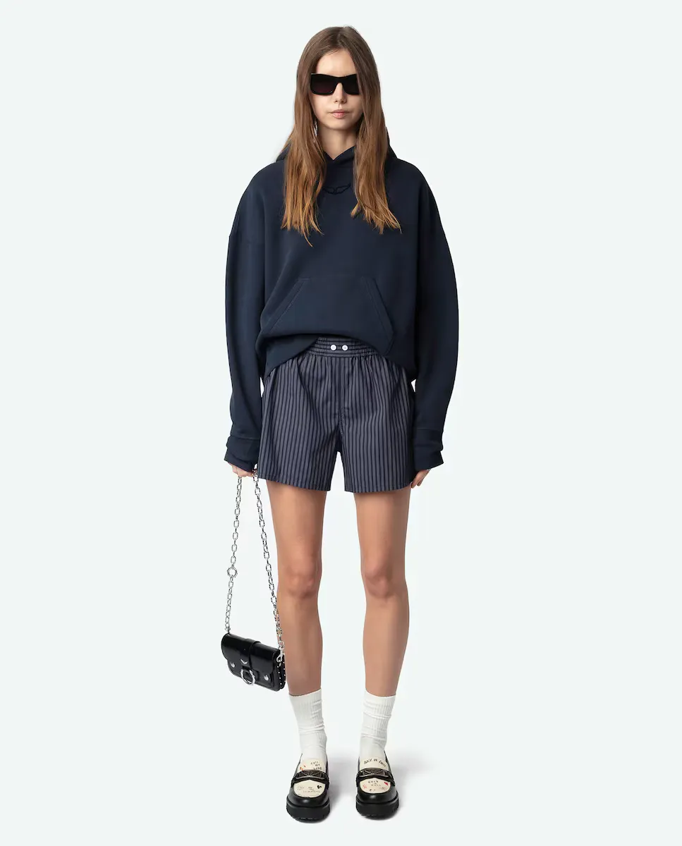 

Pax женские полосатые шорты Zadig & Voltaire, тёмно-синий